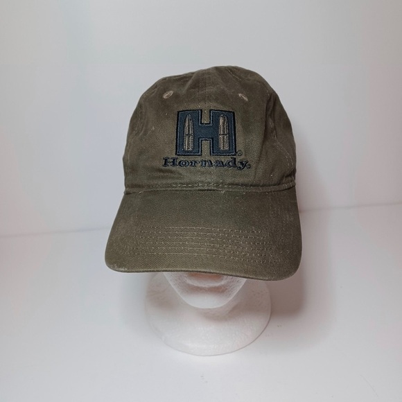 Hornaday Ball Cap Embroidered Adjustable OD Green Hat. See pictures for referenc - Picture 1 of 6